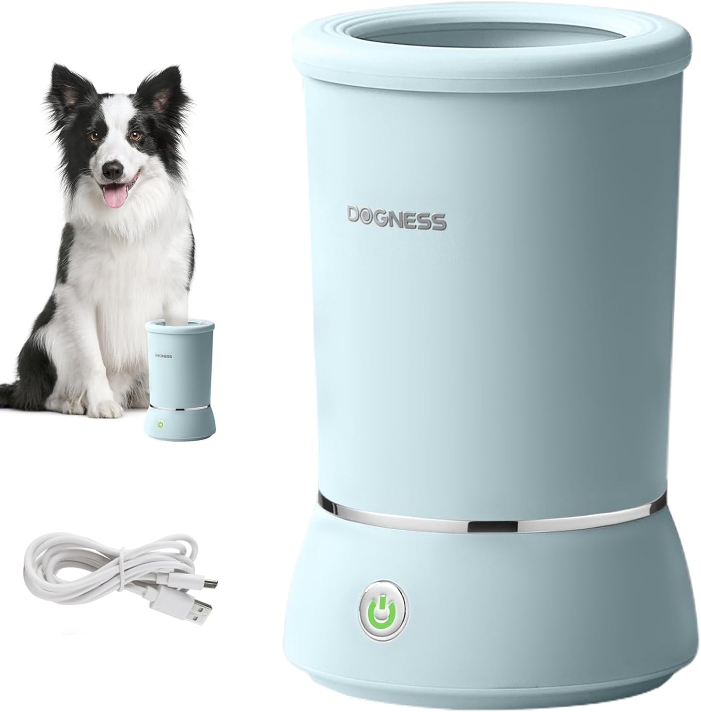 DOGNESS W01 Automatic Dog Paw Cleaner for Small Dogs and More
