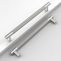 7-1/2ft (192mm) Brushed Satin Nickel Cabinet Pulls - 10 Pack