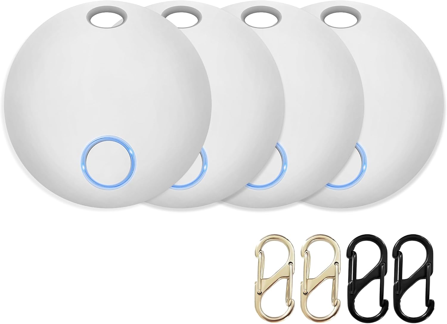 4-Pack Bluetooth Tracker for Keys & More