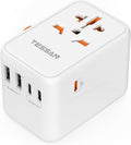 TESSAN Universal Travel Adapter Worldwide 65W GaN - Compact Charger