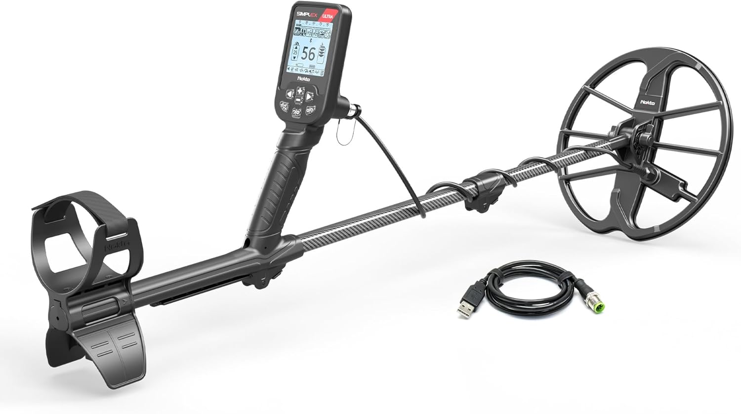 Nokta Simplex Ultra Waterproof Metal Detector with Carbon Fiber
