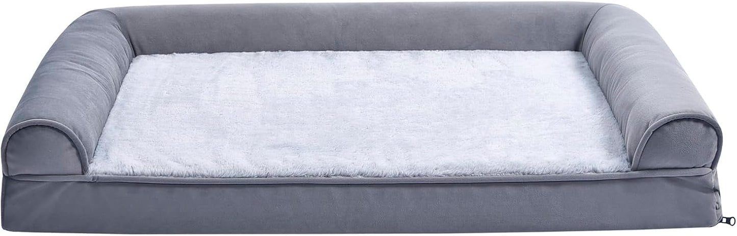 Couch-Style Dog Bed with Premium Foam for Comfort and Support