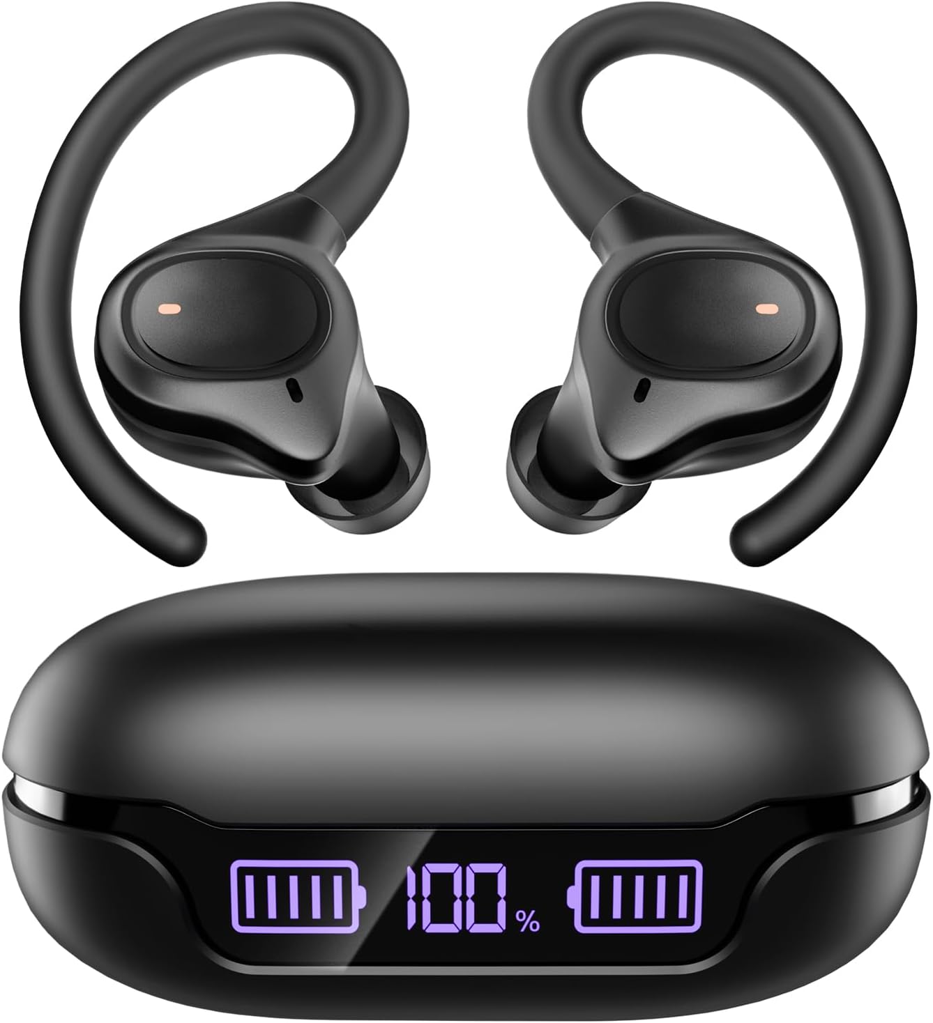 APEKX Earbuds - Small Ear Secure Fit, 40H Playtime, IPX7, Sports & Workouts