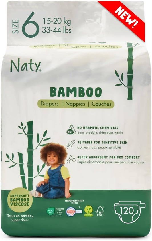 Eco Naty Bamboo Diapers - Silky Soft & Super Absorbent!