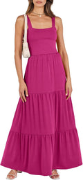 ANRABESS Women's Summer Casual Long Maxi Beach Vacation Dress - Flowy