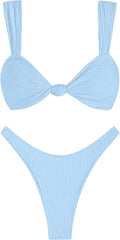 ZAFUL 2025 High Cut Cheeky Bikini Sets for Women Stylish Swimwear