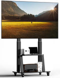 Mobile TV Cart Rolling Stand for 42 to 100 inch TVs