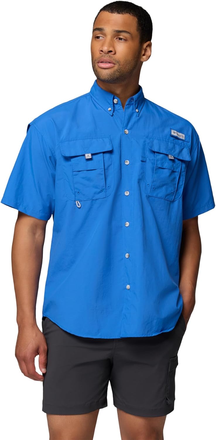 Columbia Men's PFG Bahama II Short Sleeve Shirt for Anglers
