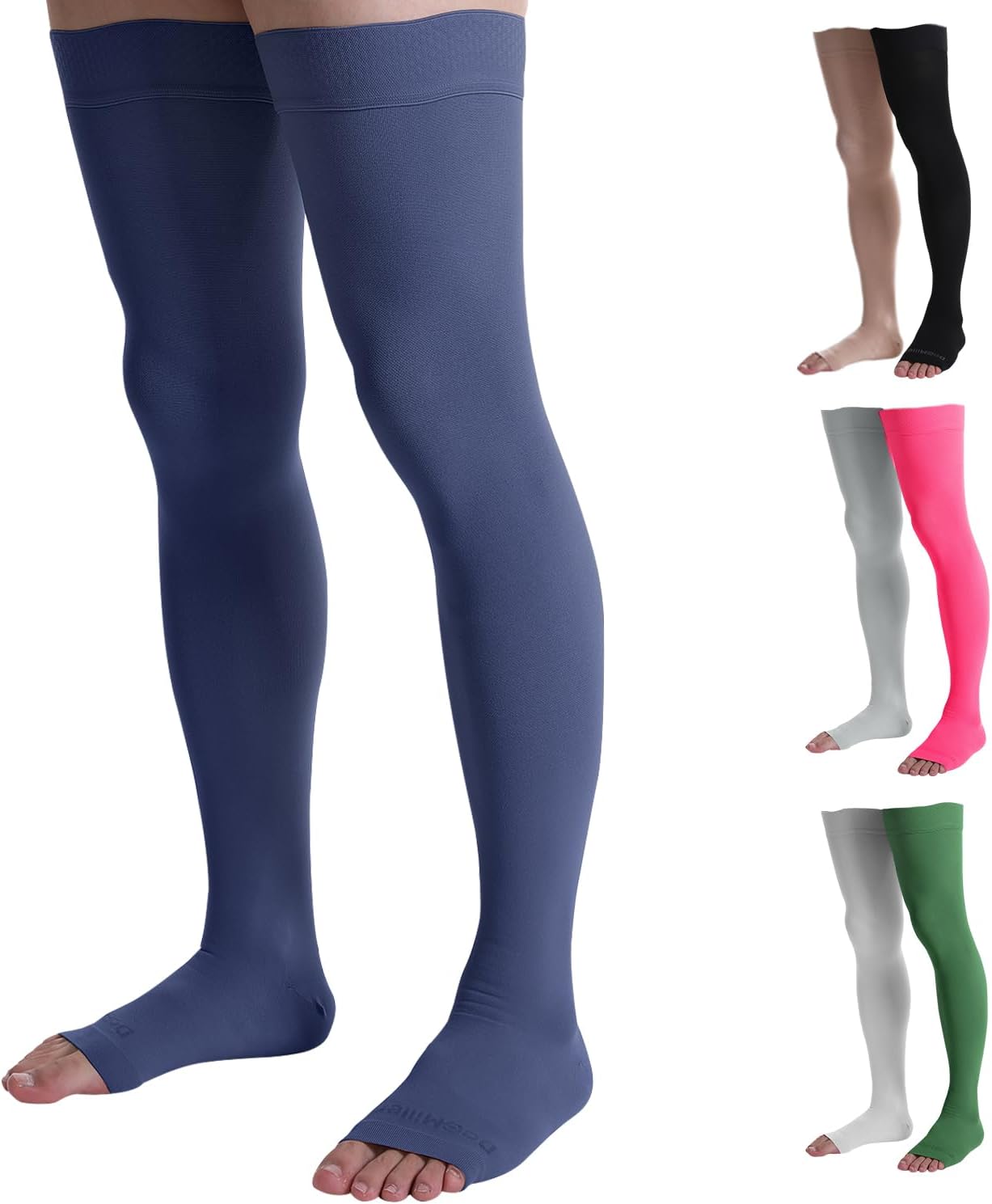 Doc Miller Thigh High Compression Socks for Varicose Veins Relief