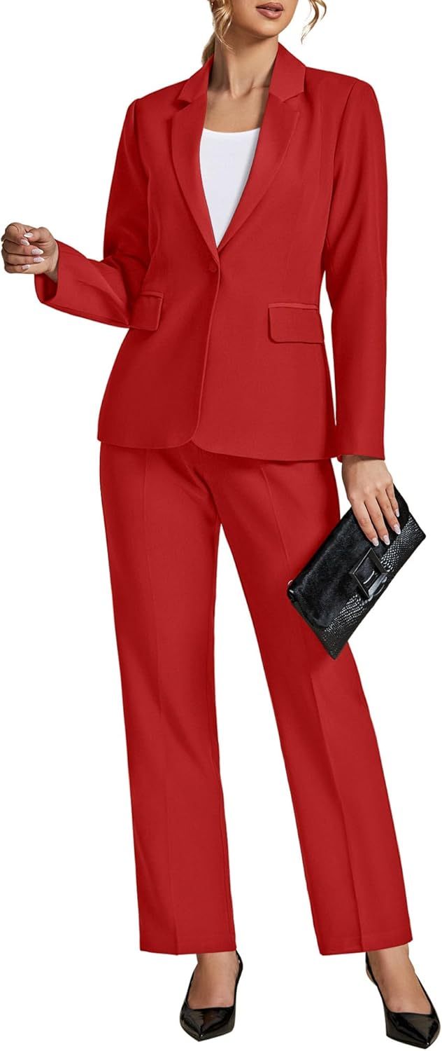 LookbookStore Pant Suits for Women: Stylish Blazer and Pants Set