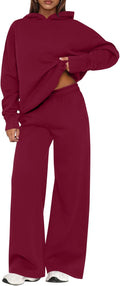 PRETTYGARDEN Womens Sweatsuits 2 Piece Set - Cozy Wide (Style Y98W)