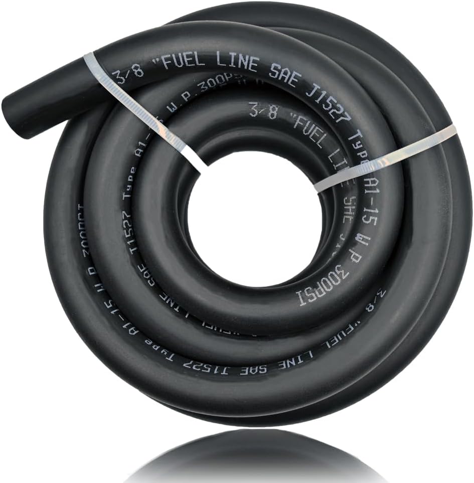 3/8 Marine Fuel Line Hose - Durable 20FT for Boat Engines