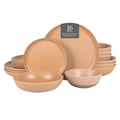 Gibson Elite Laguna Bliss 16 Piece Stoneware Dinnerware Set - Service