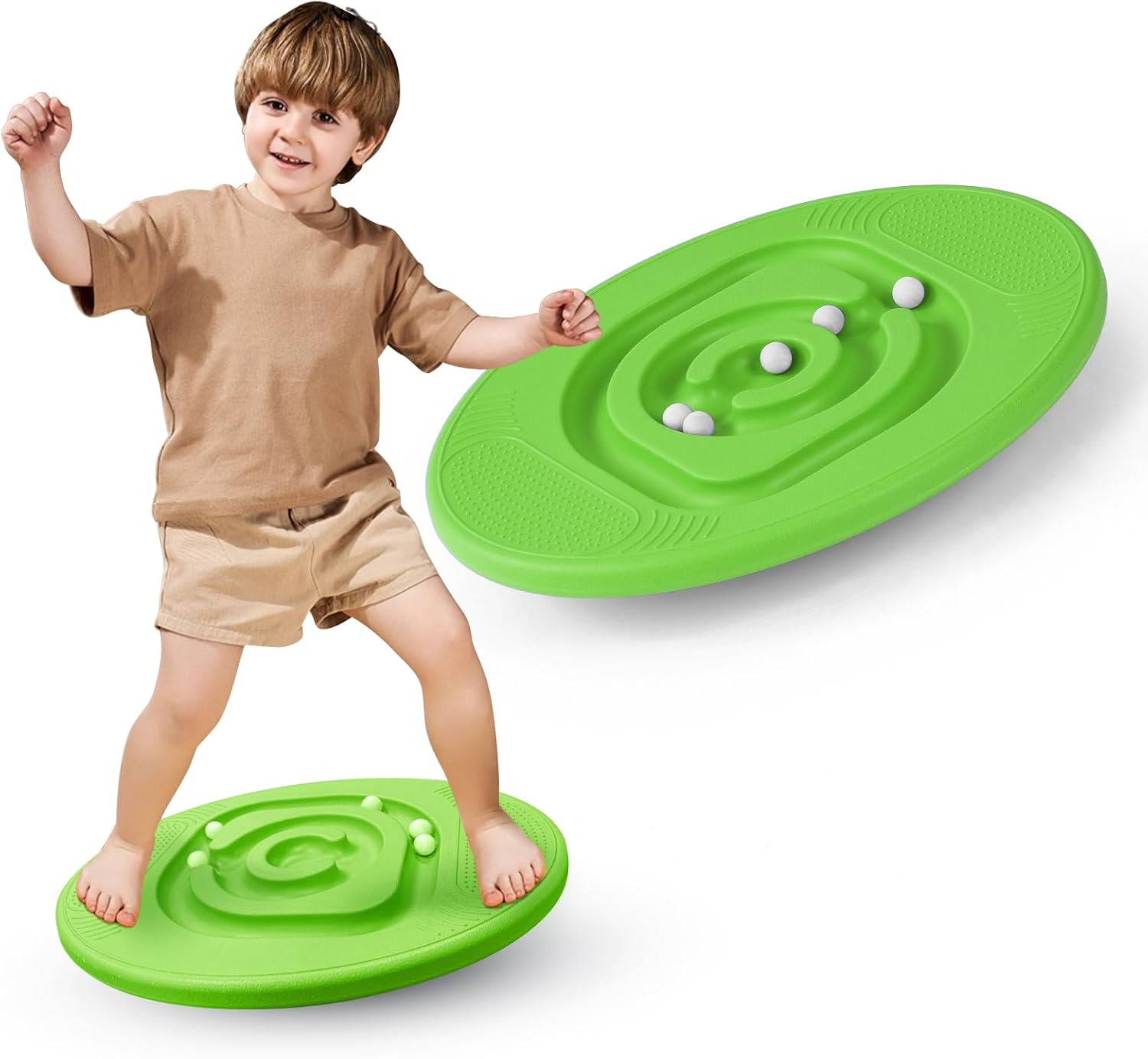 Kids Maze Balance Board - Wobble Trainer for Ages 3-12