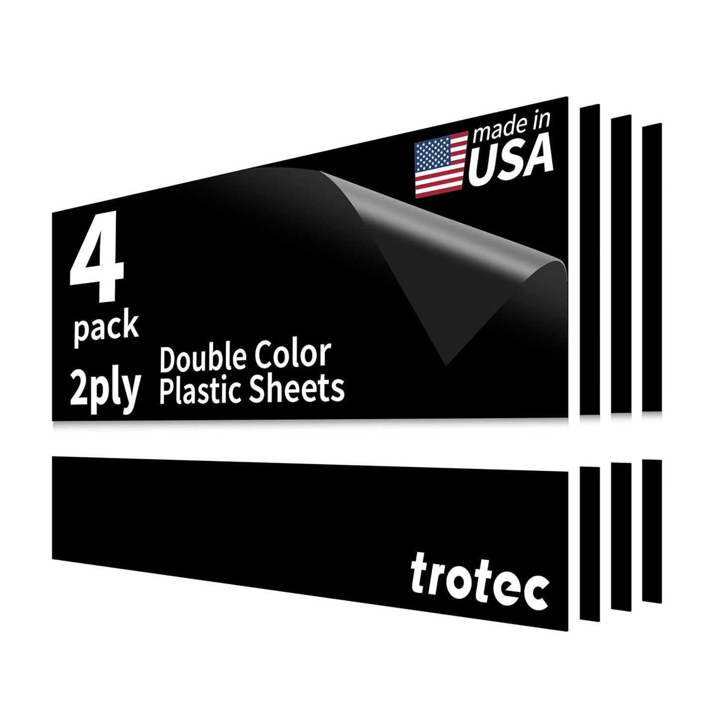 Trotec TroLase Laser Engraving Double Color Plastic Sheets
