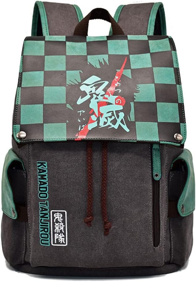 Japanese Anime Backpacks Canvas Shoulders Bag for Fans