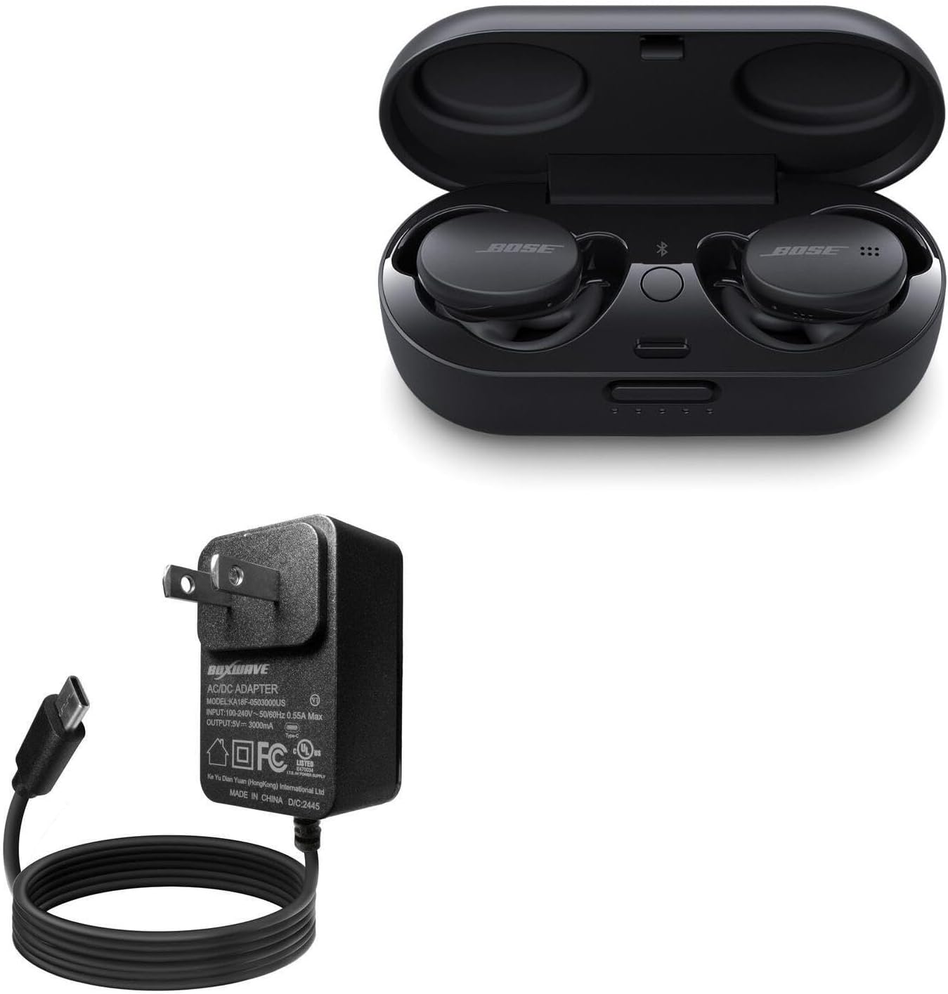 BoxWave 15W Rapid Charger for Bose Sport Earbuds