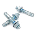 1 in x 6 in Concrete Anchors 4 Pack - Heavy Duty Wedge Bolts