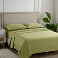 100% Egyptian Cotton Queen Sheet Set 600 TC (Herb Garden) - Ultra Soft