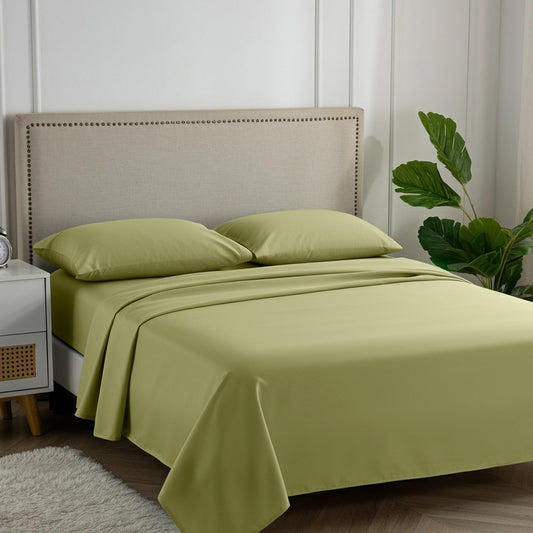 Luxurious 100% Egyptian Cotton Queen Sheet Set for Comfort
