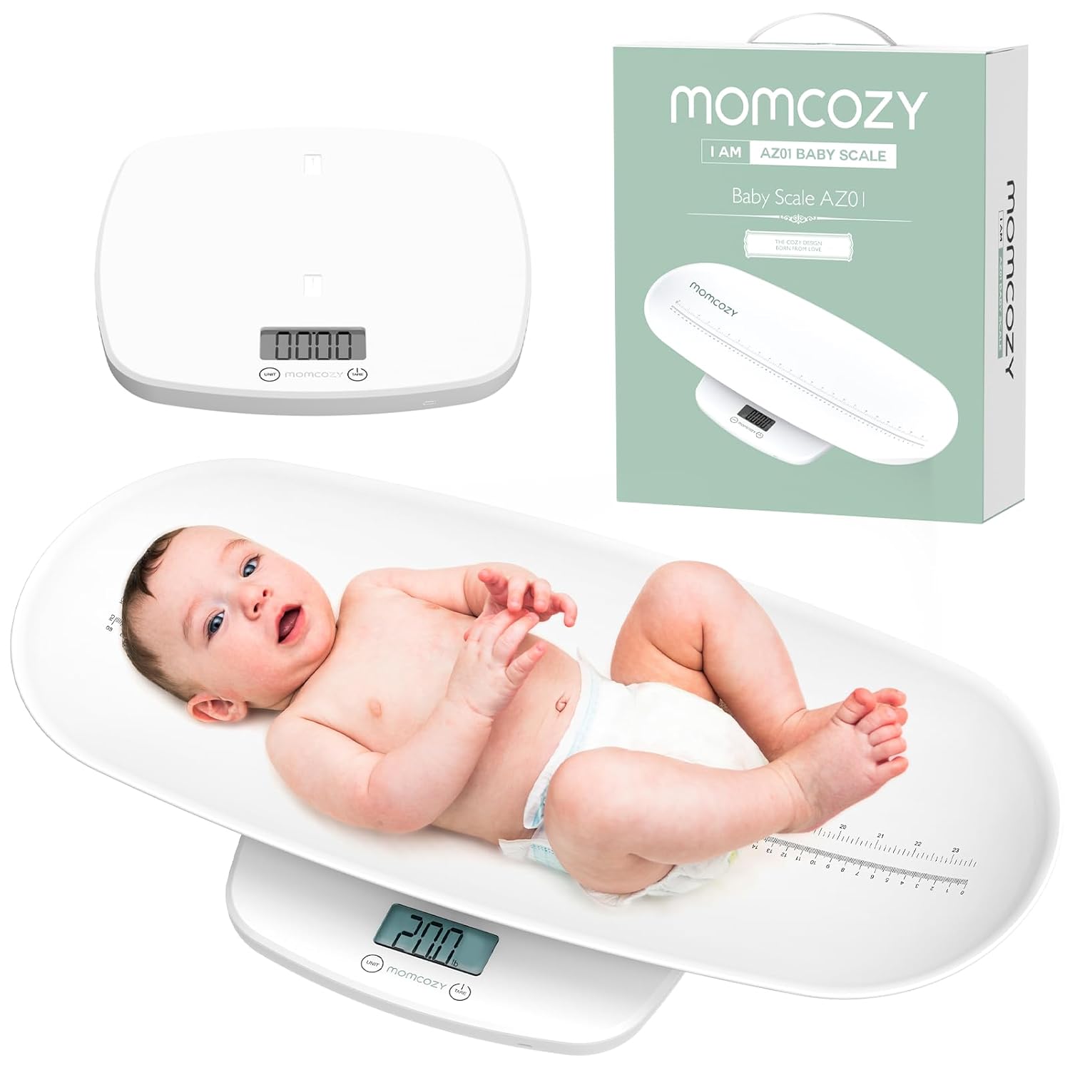 Momcozy Multi-Function Baby Scale: Measure Weight&Height Easily