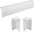 3ft Steel Easy Slip-On Baseboard Heater Cover with End Caps - Safe
