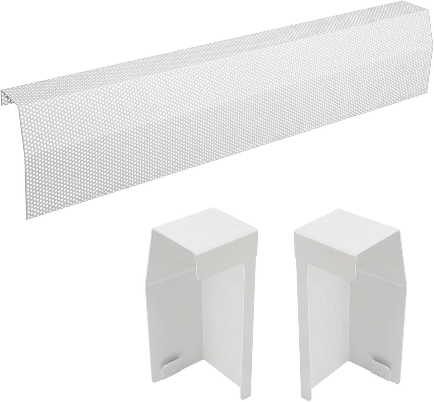 3ft Steel Easy Slip-On Baseboard Heater Cover for Home Use