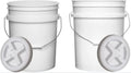 Food Safe 5 Gallon Plastic Storage Bucket with Airtight Lid