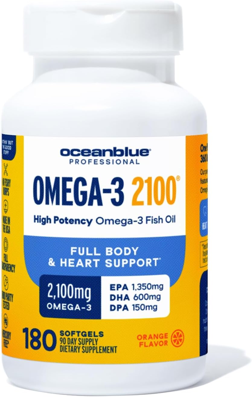 Oceanblue Professional Omega-3 2100 Fish Oil Supplement Review