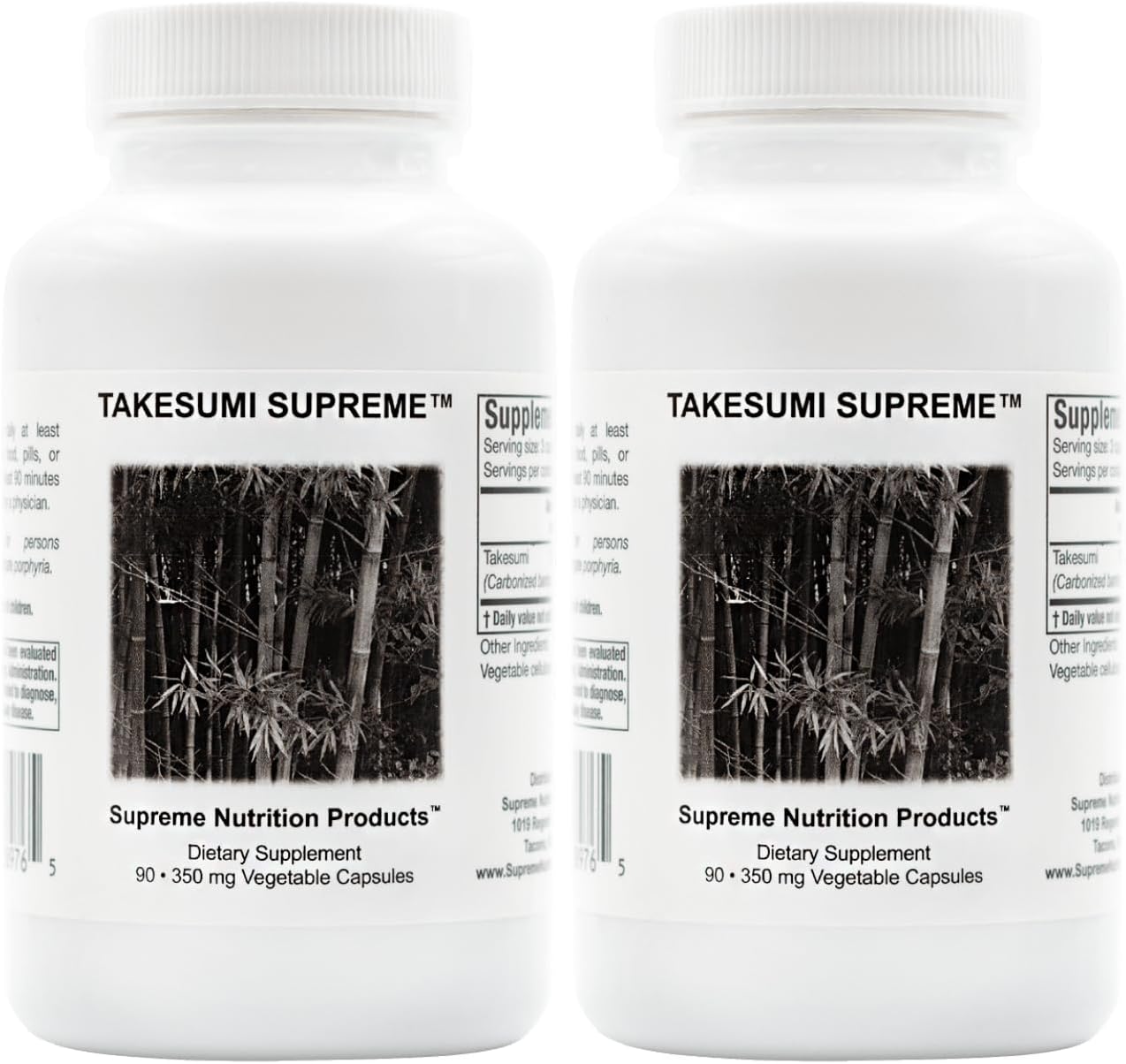 Takesumi Supreme Activated Bamboo Charcoal Capsules for Detox