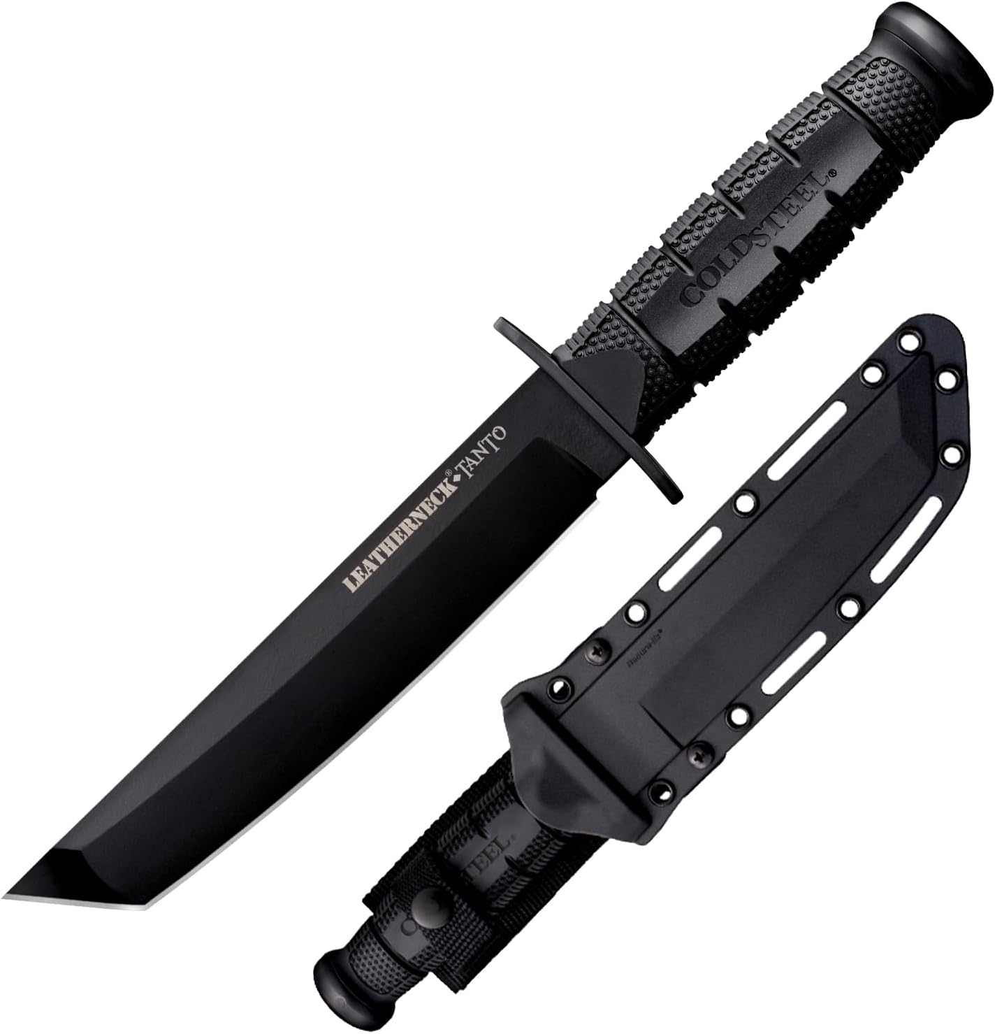 Cold Steel Leatherneck Tanto Tactical Military Knife with Sheath