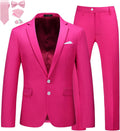 MOGU Mens Slim Fit Suit 2 Piece Tuxedo - Slim Fit Prom & Wedding