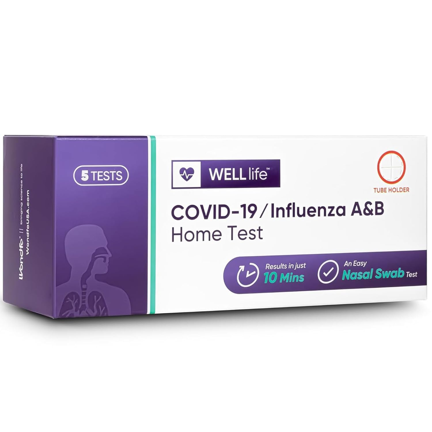 WELLlife COVID-19/Flu A&B Home Test for Quick Results
