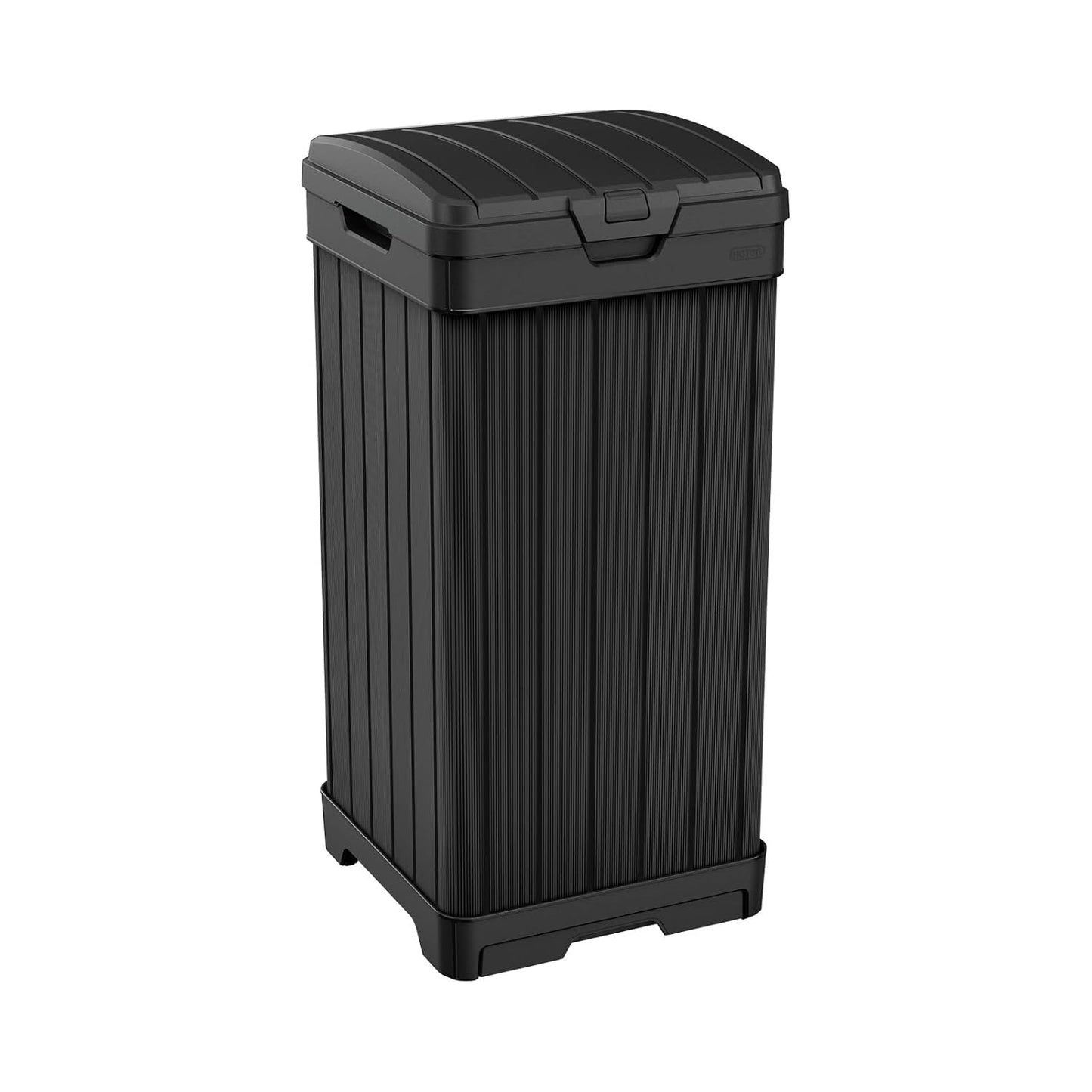 Keter Baltimore 38 Gallon Outdoor Kitchen Trash Can with Lid
