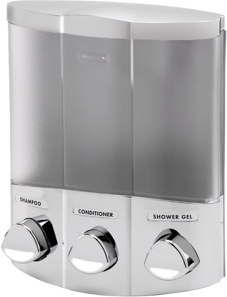 Better Living 3-Chamber Soap Dispenser - Satin Silver