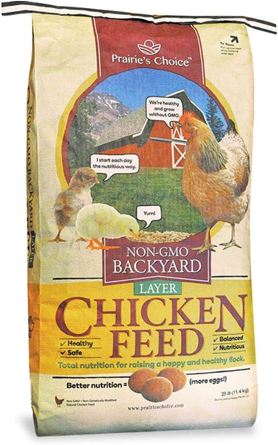 Prairie's Choice Non-GMO Backyard Chicken Feed for Layers