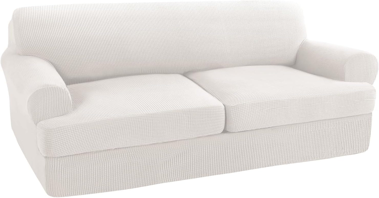 Turquoize 3 Piece T Cushion Sofa Slipcovers for Stylish Protection