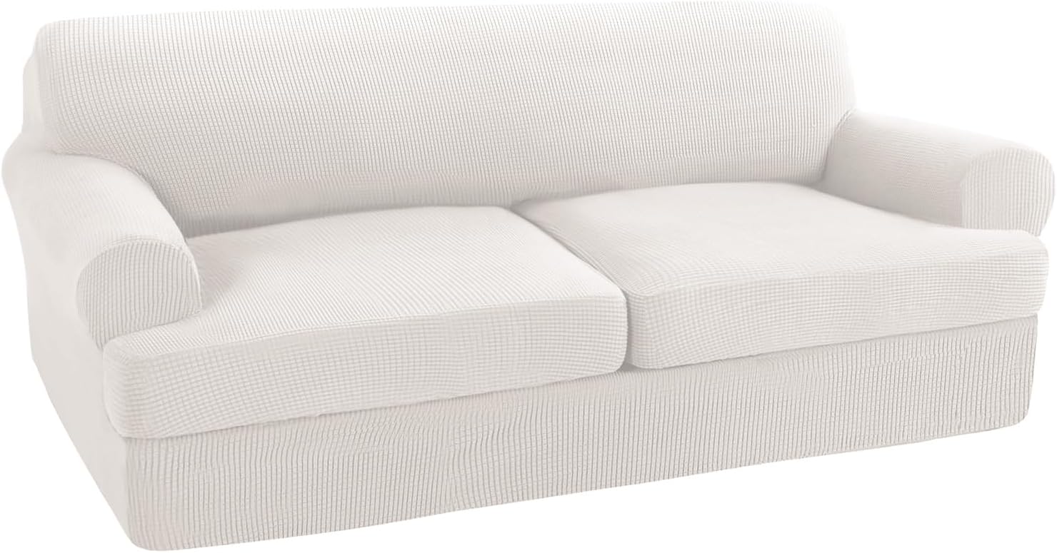 Turquoize 3 Piece T Cushion Sofa Slipcovers for Stylish Protection