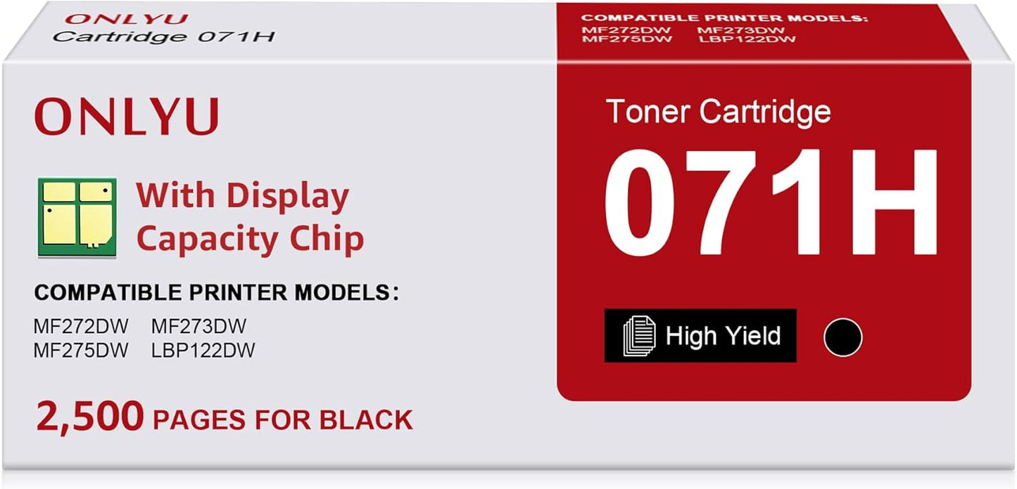ONLYU Compatible Toner Cartridge for Canon 071H - High Yield