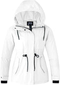 Women's Waterproof Ski Jacket Hooded Fleece Winter Jacket - Warm