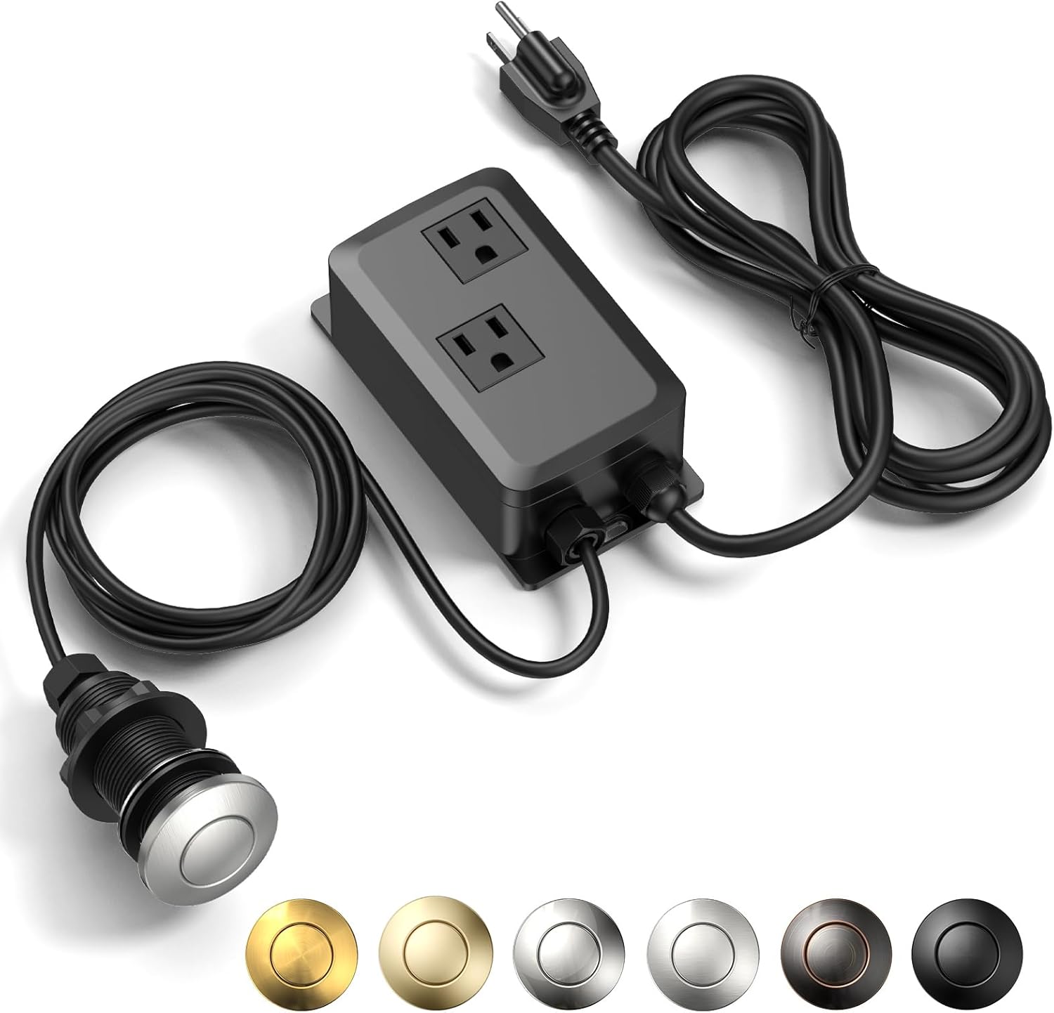 ANWOLL Dual Outlet Garbage Disposal Switch