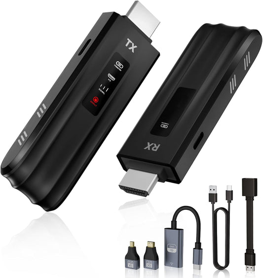 Moman Portable HDMI Wireless Extender - Monitor Anywhere!