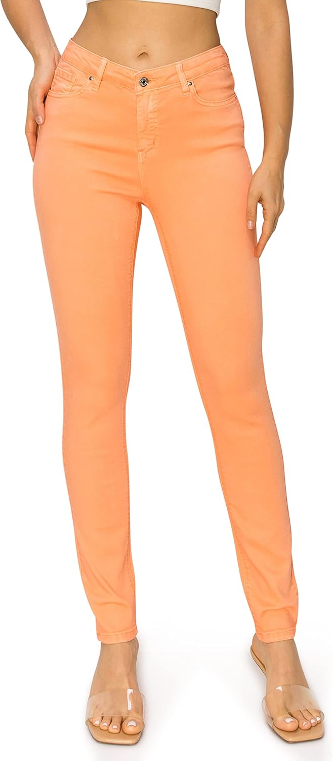 Everyday Garment-Dyed Skinny Jeans for Women - Comfy Style