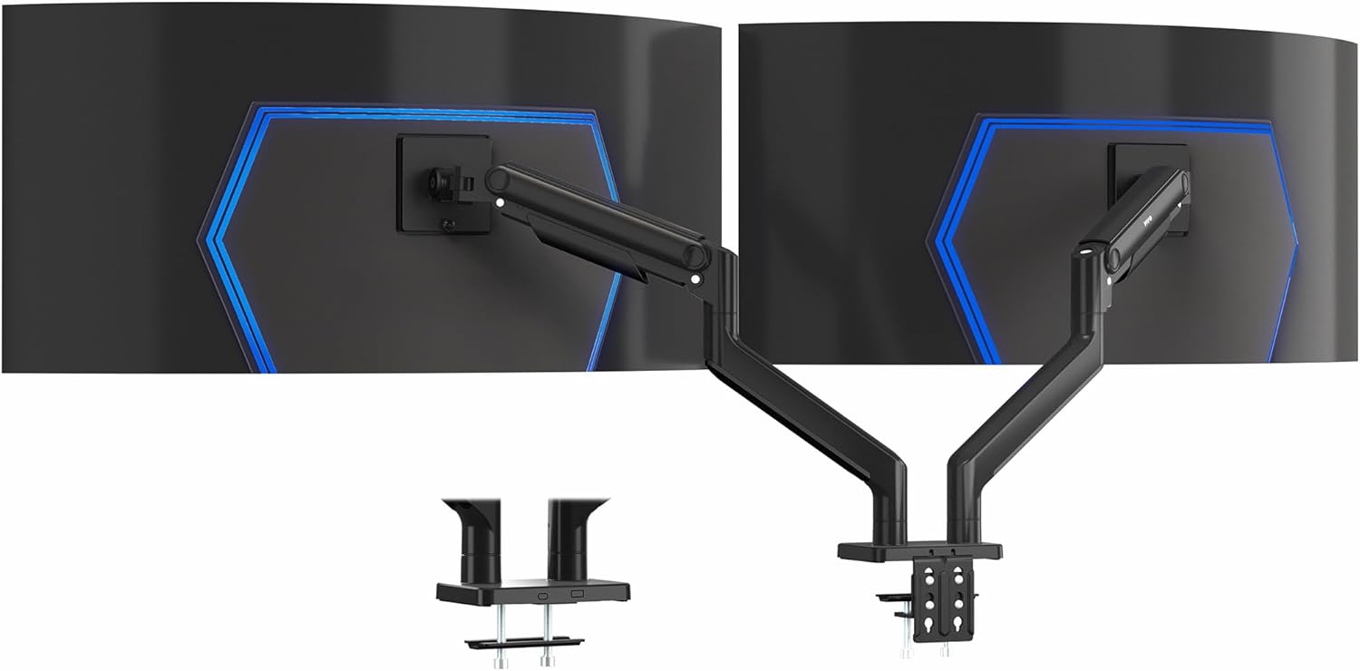 VIVO Heavy Duty Dual Ultra-Wide Monitor Tension Arm for 45 in
