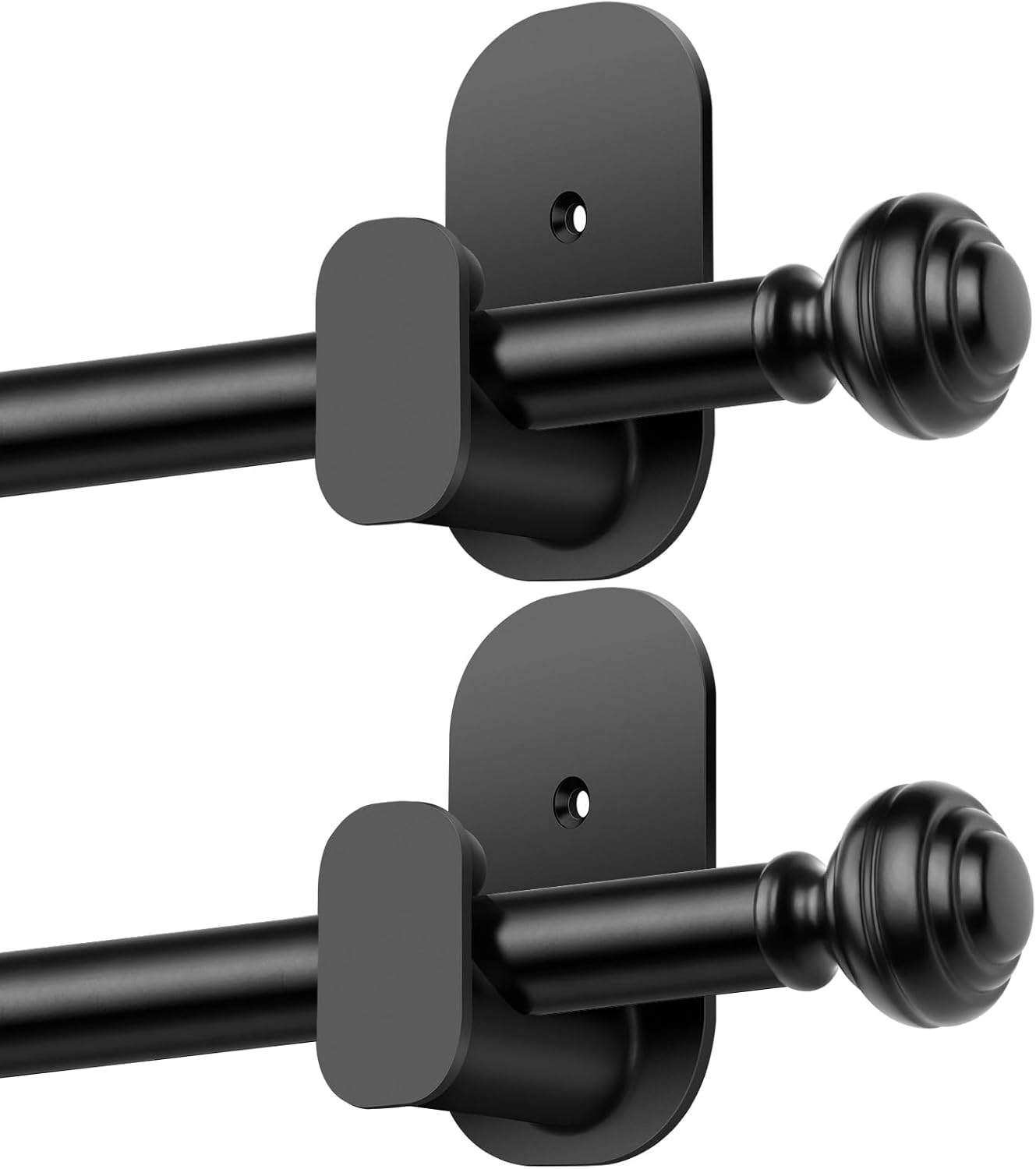KAMANINA Curtain Rods No Drilling for Windows 32 to 86 Inches