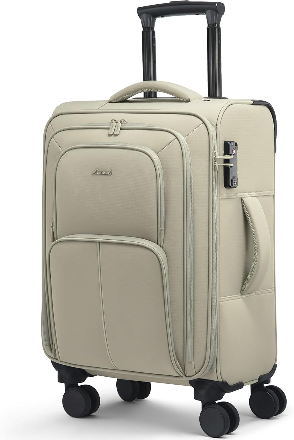LOVEVOOK Carry On Luggage 22 Inch Softside Suitcase for Travel