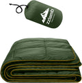 Water-Repellent Puffy Camping Blanket - Compact & Cozy