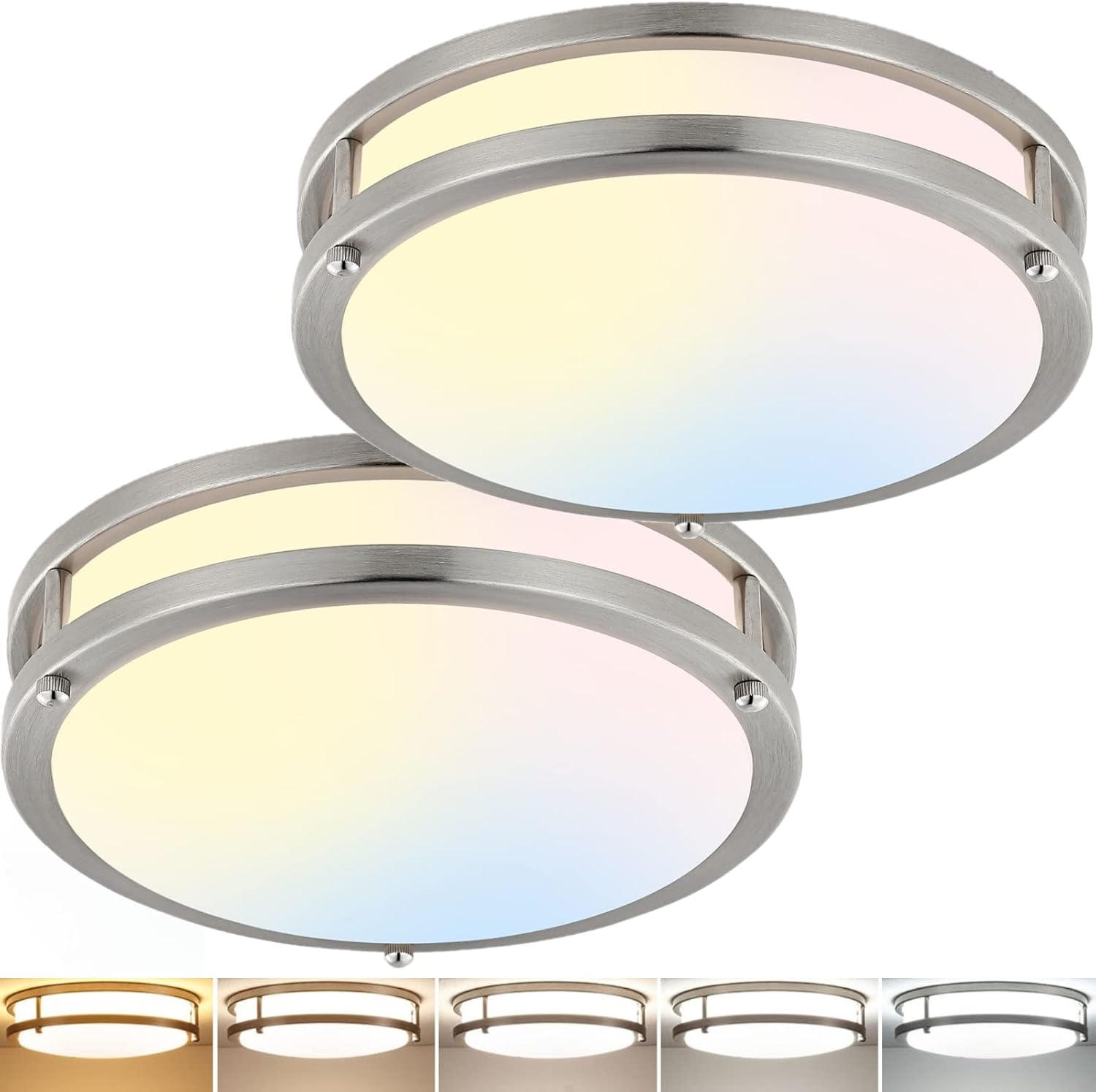 Ultra Bright 10Inch Flush Mount LED Ceiling Light Fixtures