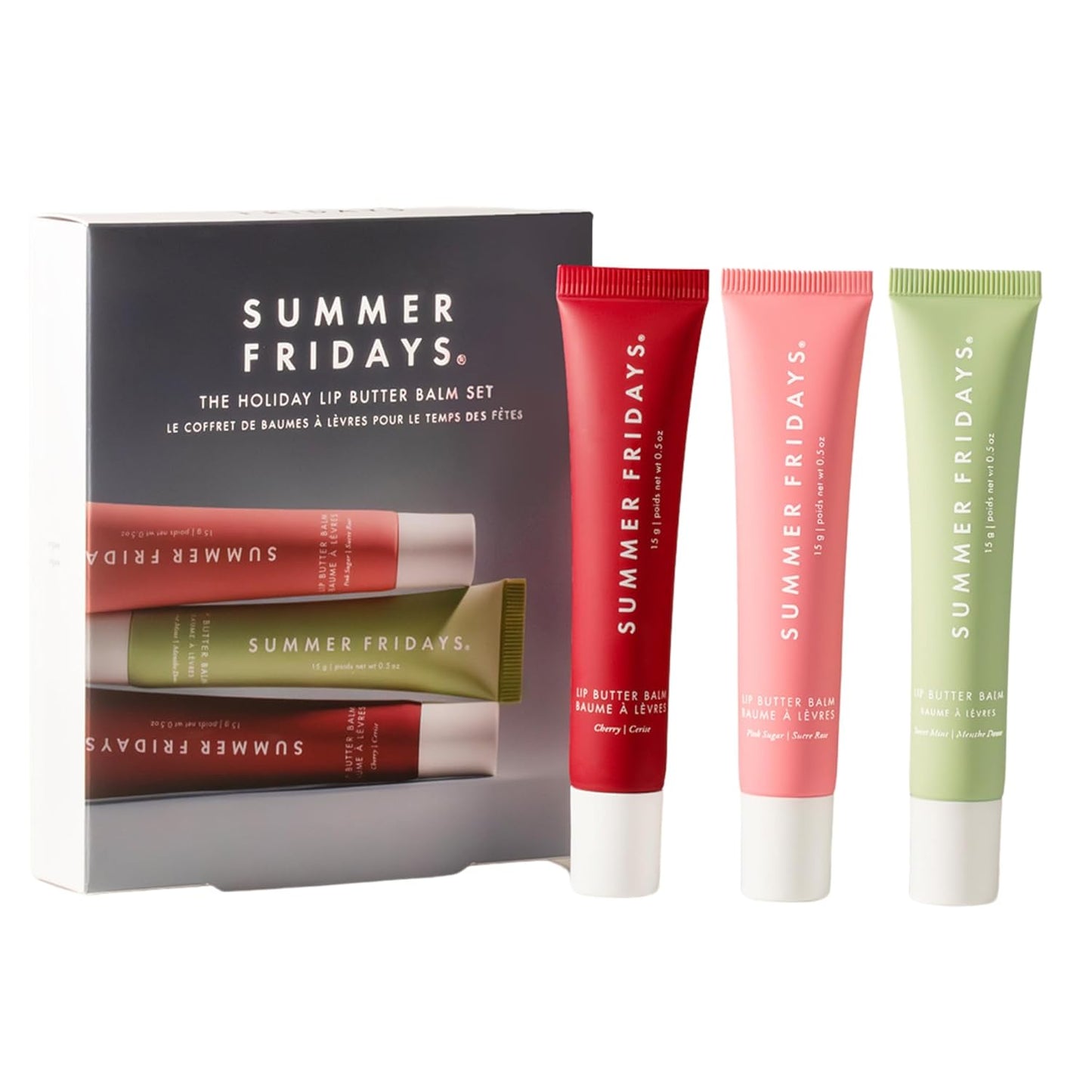 Summer Fridays Holiday Lip Butter Balm Set for Hydration & Shine
