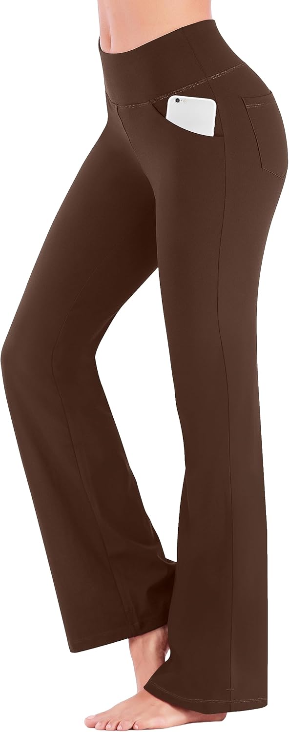IUGA Yoga Pants Women Wide Leg High Waist Bootcut Flare Leggings